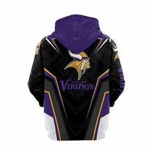 Load image into Gallery viewer, NFL Football Minnesota Viking Teams Pullover Hoodie 3D Top Branding Trends Skull Limited Edition