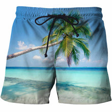 Load image into Gallery viewer, Mens Beach 3D Dry Summer Printed Shorts Gym Fitness Running For Summer Men's Cool Sport Short Pants 3D Swim Trunks