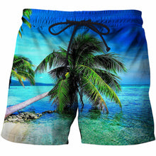 Load image into Gallery viewer, Mens Beach 3D Dry Summer Printed Shorts Gym Fitness Running For Summer Men's Cool Sport Short Pants 3D Swim Trunks