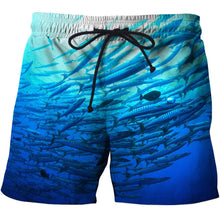 Load image into Gallery viewer, Mens Beach 3D Fishing Printed Shorts Gym Fitness Running For Summer Men's Cool Sport Short Pants 3D Swim Trunks