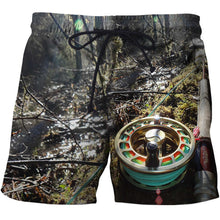 Load image into Gallery viewer, Mens Beach 3D Fishing Printed Shorts Gym Fitness Running For Summer Men's Cool Sport Short Pants 3D Swim Trunks