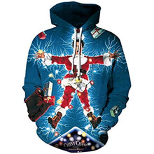 Load image into Gallery viewer, Imbry Mens Ugly Christmas Sweatshirt Funny 3D Printed Hoodie Pullover Sweater