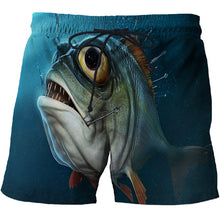 Load image into Gallery viewer, Mens Beach 3D Fish Shorts Gym Fitness Running For Summer Men's Cool Sport Short Pants 3D Swim Trunks