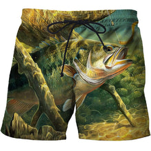 Load image into Gallery viewer, Mens Beach 3D Fish Shorts Gym Fitness Running For Summer Men's Cool Sport Short Pants 3D Swim Trunks