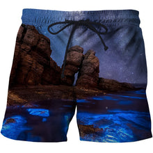 Load image into Gallery viewer, Mens Beach 3D Boat Printed Shorts Gym Fitness Running For Summer Men's Cool Sport Short Pants 3D Swim Trunks