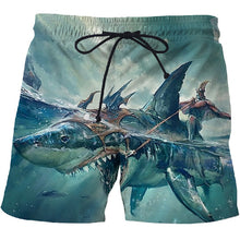 Load image into Gallery viewer, Mens Beach 3D Fish Shorts Gym Fitness Running For Summer Men's Cool Sport Short Pants 3D Swim Trunks