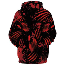 Load image into Gallery viewer, Mens Hoodies 3D Printed Red Halloween Pattern Printing Hoodies