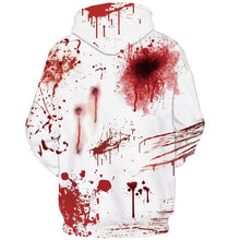 Load image into Gallery viewer, Mens Halloween Hoodies 3D Printing Blood Pattern Hoody
