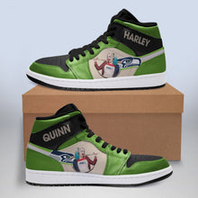 Load image into Gallery viewer, Harley Quinn NFL Seattle Seahawks Air Jordan Shoes Sport Top Branding Trends 2020 Sneakers