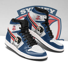 Load image into Gallery viewer, Jack Skellington Sydney Roosters NRL Air Jordan Shoes Sport Top Branding Trends 2020 Sneakers
