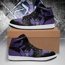 Load image into Gallery viewer, Melbourne Storm NRL Air Jordan Shoes Sport Top Branding Trends 2020 Sneakers