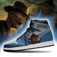 Load image into Gallery viewer, NFL Tennessee Titans Horror Air Jordan Shoes Sport Top Branding Trends 2020 Sneakers