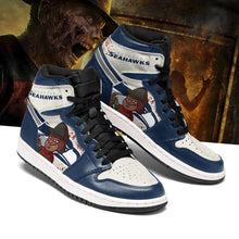 Load image into Gallery viewer, NFL Seattle Seahawks Horror Air Jordan Shoes Sport Top Branding Trends 2020 Sneakers