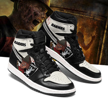 Load image into Gallery viewer, NFL Oakland Raiders Horror Air Jordan Shoes Sport Top Branding Trends 2020 Sneakers