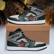 Load image into Gallery viewer, NFL New York Jets Horror Air Jordan Shoes Sport Top Branding Trends 2020 Sneakers