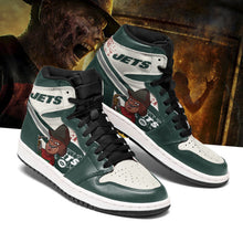 Load image into Gallery viewer, NFL New York Jets Horror Air Jordan Shoes Sport Top Branding Trends 2020 Sneakers
