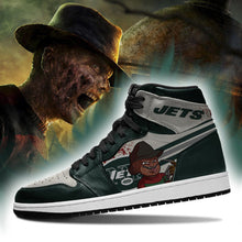 Load image into Gallery viewer, NFL New York Jets Horror Air Jordan Shoes Sport Top Branding Trends 2020 Sneakers