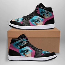 Load image into Gallery viewer, Goku Blue Hair Dragon Ball Anime Sneakers Air Jordan Shoes Sport Sneakers