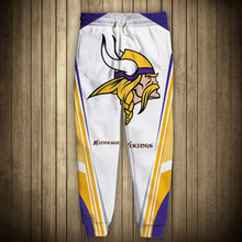 Load image into Gallery viewer, Minnesota Vikings NFL Football Suit 3D Hoodie, 3D Zip Hoodie, 3D Sweatshirt, 3D Fleece Hoodie, 3D T-Shirt, 3D Polo T-Shirt, 3D Tank Top, 3D Bomber Jacket, 3D Long Pants, 3D Short Pants Full Print
