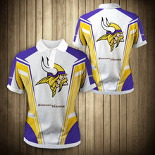 Load image into Gallery viewer, Minnesota Vikings NFL Football Suit 3D Hoodie, 3D Zip Hoodie, 3D Sweatshirt, 3D Fleece Hoodie, 3D T-Shirt, 3D Polo T-Shirt, 3D Tank Top, 3D Bomber Jacket, 3D Long Pants, 3D Short Pants Full Print
