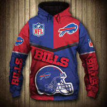 Load image into Gallery viewer, Buffalo Bills 2 NFL Football Suit 3D Hoodie, 3D Zip Hoodie, 3D Sweatshirt, 3D Fleece Hoodie, 3D T-Shirt, 3D Polo T-Shirt, 3D Tank Top, 3D Bomber Jacket, 3D Long Pants, 3D Short Pants Full Print
