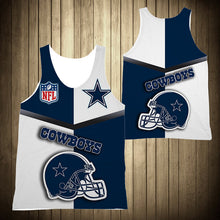 Load image into Gallery viewer, Dallas Cowboys 1 NFL Football Suit 3D Hoodie, 3D Zip Hoodie, 3D Sweatshirt, 3D Fleece Hoodie, 3D T-Shirt, 3D Polo T-Shirt, 3D Tank Top, 3D Bomber Jacket, 3D Long Pants, 3D Short Pants Full Print