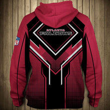 Load image into Gallery viewer, Atlanta Falcons NFL Football Suit 3D Hoodie, 3D Zip Hoodie, 3D Sweatshirt, 3D Fleece Hoodie, 3D T-Shirt, 3D Polo T-Shirt, 3D Tank Top, 3D Bomber Jacket, 3D Long Pants, 3D Short Pants Full Print
