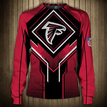 Load image into Gallery viewer, Atlanta Falcons NFL Football Suit 3D Hoodie, 3D Zip Hoodie, 3D Sweatshirt, 3D Fleece Hoodie, 3D T-Shirt, 3D Polo T-Shirt, 3D Tank Top, 3D Bomber Jacket, 3D Long Pants, 3D Short Pants Full Print
