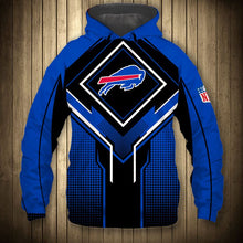 Load image into Gallery viewer, Buffalo Bills 3 NFL Football Suit 3D Hoodie, 3D Zip Hoodie, 3D Sweatshirt, 3D Fleece Hoodie, 3D T-Shirt, 3D Polo T-Shirt, 3D Tank Top, 3D Bomber Jacket, 3D Long Pants, 3D Short Pants Full Print