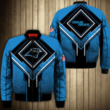 Load image into Gallery viewer, Carolina Panthers 2 NFL Football Suit 3D Hoodie, 3D Zip Hoodie, 3D Sweatshirt, 3D Fleece Hoodie, 3D T-Shirt, 3D Polo T-Shirt, 3D Tank Top, 3D Bomber Jacket, 3D Long Pants, 3D Short Pants Full Print