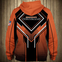 Load image into Gallery viewer, Cincinnati Bengals NFL Football Suit 3D Hoodie, 3D Zip Hoodie, 3D Sweatshirt, 3D Fleece Hoodie, 3D T-Shirt, 3D Polo T-Shirt, 3D Tank Top, 3D Bomber Jacket, 3D Long Pants, 3D Short Pants Full Print