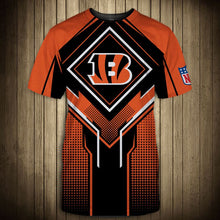 Load image into Gallery viewer, Cincinnati Bengals NFL Football Suit 3D Hoodie, 3D Zip Hoodie, 3D Sweatshirt, 3D Fleece Hoodie, 3D T-Shirt, 3D Polo T-Shirt, 3D Tank Top, 3D Bomber Jacket, 3D Long Pants, 3D Short Pants Full Print
