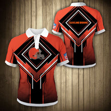 Load image into Gallery viewer, Cleveland Browns NFL Football Suit 3D Hoodie, 3D Zip Hoodie, 3D Sweatshirt, 3D Fleece Hoodie, 3D T-Shirt, 3D Polo T-Shirt, 3D Tank Top, 3D Bomber Jacket, 3D Long Pants, 3D Short Pants Full Print