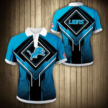 Load image into Gallery viewer, Detroit Lions NFL Football Suit 3D Hoodie, 3D Zip Hoodie, 3D Sweatshirt, 3D Fleece Hoodie, 3D T-Shirt, 3D Polo T-Shirt, 3D Tank Top, 3D Bomber Jacket, 3D Long Pants, 3D Short Pants Full Print