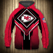 Load image into Gallery viewer, Kansas City Chiefs NFL Football Suit 3D Hoodie, 3D Zip Hoodie, 3D Sweatshirt, 3D Fleece Hoodie, 3D T-Shirt, 3D Polo T-Shirt, 3D Tank Top, 3D Bomber Jacket, 3D Long Pants, 3D Short Pants Full Print