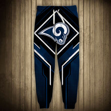 Load image into Gallery viewer, Los Angeles Rams NFL Football Suit 3D Hoodie, 3D Zip Hoodie, 3D Sweatshirt, 3D Fleece Hoodie, 3D T-Shirt, 3D Polo T-Shirt, 3D Tank Top, 3D Bomber Jacket, 3D Long Pants, 3D Short Pants Full Print