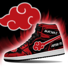 Load image into Gallery viewer, Akatsuki Cloud Jutsu It Naruto Anime Sneakers Air Jordan Shoes Sport Top Branding Trends 2020 Sneakers