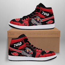 Load image into Gallery viewer, Akatsuki Jugo Shoes Boots Naruto Anime Sneakers Air Jordan Shoes Sport Sneakers