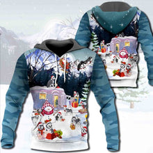 Load image into Gallery viewer, Alaskan Malamute – Christmas 3D PULLOVER FULL PRINTED HOODIES 3D