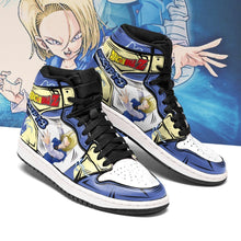 Load image into Gallery viewer, Android 18 Shoes Boots Dragon Ball Z Anime Sneakers Air Jordan Shoes Sport Top Branding Trends 2020 Sneakers
