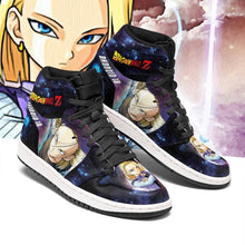 Load image into Gallery viewer, Android 18 Shoes Boots Galaxy Dragon Ball Z Anime Sneakers Air Jordan Shoes Sport Sneakers