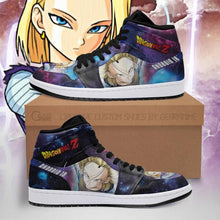 Load image into Gallery viewer, Android 18 Shoes Boots Galaxy Dragon Ball Z Anime Sneakers Air Jordan Shoes Sport Sneakers