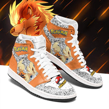 Load image into Gallery viewer, Arcanine Shoes Boots Cute Pokemon Anime Sneakers Air Jordan Shoes Sport Sneakers
