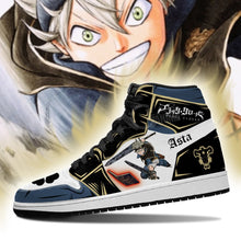 Load image into Gallery viewer, Black Bull Asta Fight Sneakers Black Clover Anime Sneakers Air Jordan Shoes Sport Top Branding Trends 2020 Sneakers