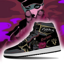 Load image into Gallery viewer, Black Bull Gordon Agrippa Shoes Black Clover Anime Sneakers Air Jordan Shoes Sport Top Branding Trends 2020 Sneakers