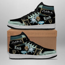 Load image into Gallery viewer, Black Bull Luck Voltia Shoes Black Clover Anime Sneakers Air Jordan Shoes Sport Top Branding Trends 2020 Sneakers