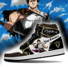 Load image into Gallery viewer, Black Bull Yami Grimore Shoes Black Clover Anime Sneakers Air Jordan Shoes Sport Top Branding Trends 2020 Sneakers