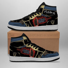 Load image into Gallery viewer, Black Clover Asta Grimoire Sword Anime Sneakers Air Jordan Shoes Sport Top Branding Trends 2020 Sneakers