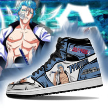 Load image into Gallery viewer, Bleach Grimmjow Shoes Boots Bleach Anime Sneakers Air Jordan Shoes Sport Top Branding Trends 2020 Sneakers