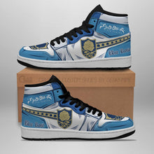 Load image into Gallery viewer, Blue Rose Magic Knight Shoes Black Clover Anime Sneakers Air Jordan Shoes Sport Top Branding Trends 2020 Sneakers